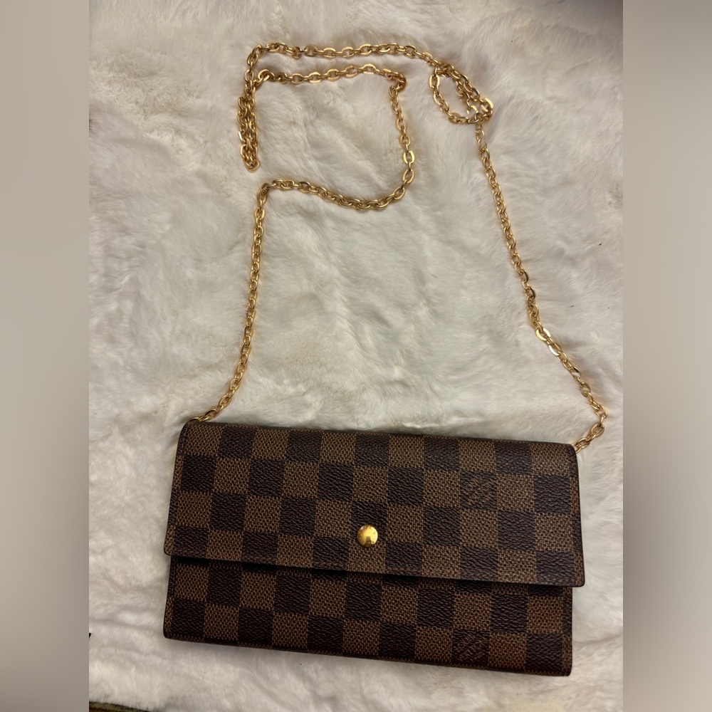 LOUIS VUITTON Portefeuille International Trifold Long Wallet Damier ebene - Picture 6 of 6